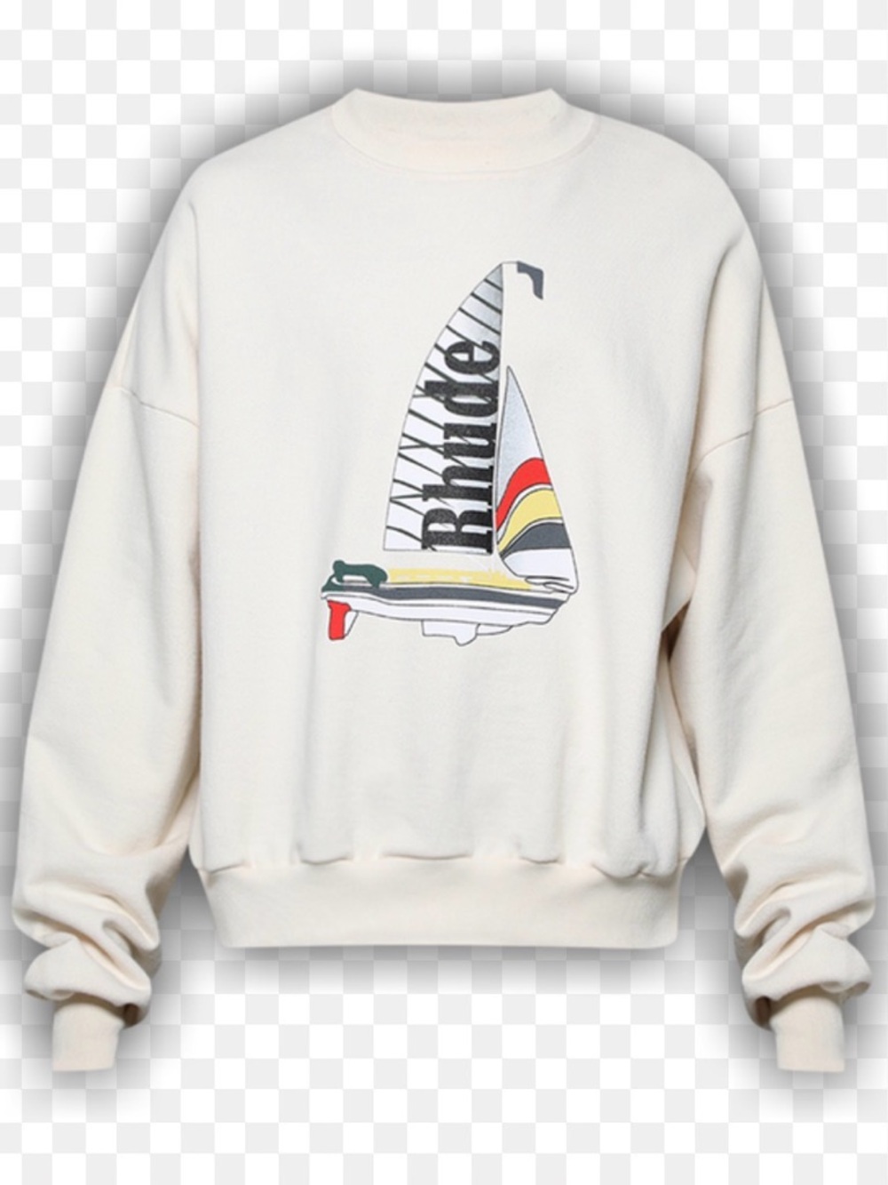 Rhude Sailboat Sweatshirt with 'Rhude' Logo
